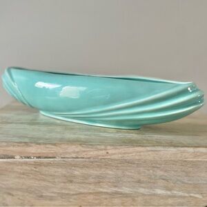 Vintage Mid Century Blue Green Planter (Haeger?)